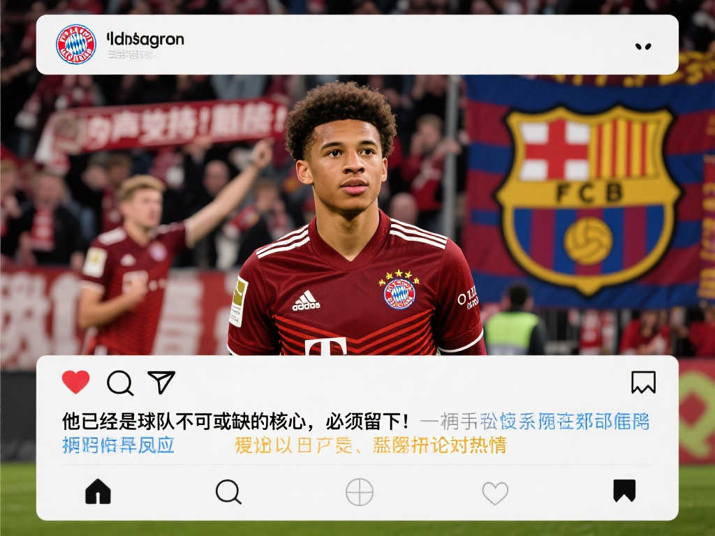 击败拜仁巴萨，他的续约前景一片光明？